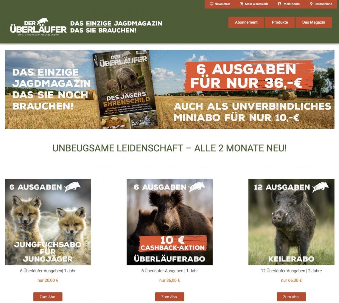 Der Überläufer Onlineshop